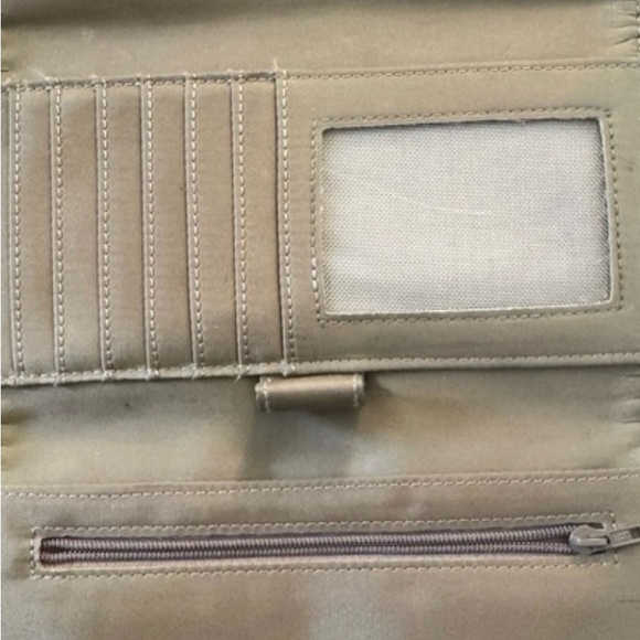 Beautiful The Sak Tan Woven Knit Wallet Adjustable Clutch Bag Excellent Chic HTF - Picture 6 of 7